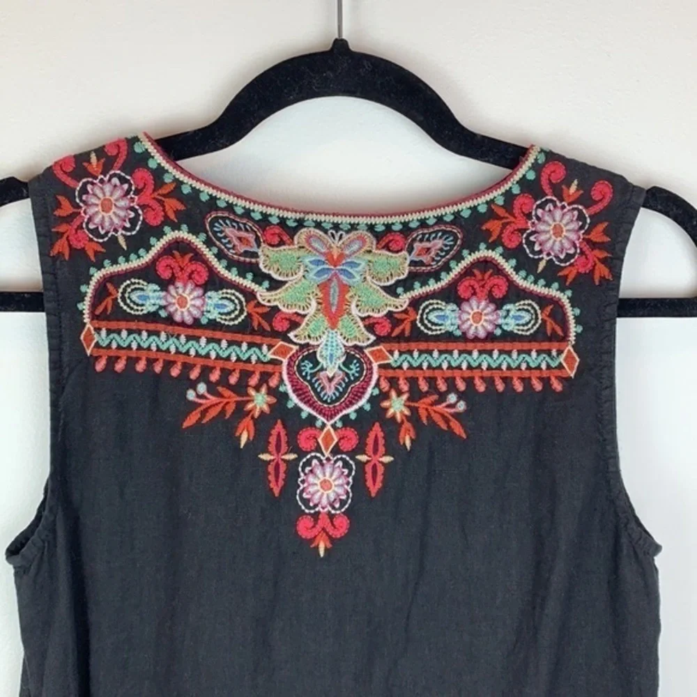 Johnny Was Anniek Trapeze Tunic Black NWT - Picture 6 of 11